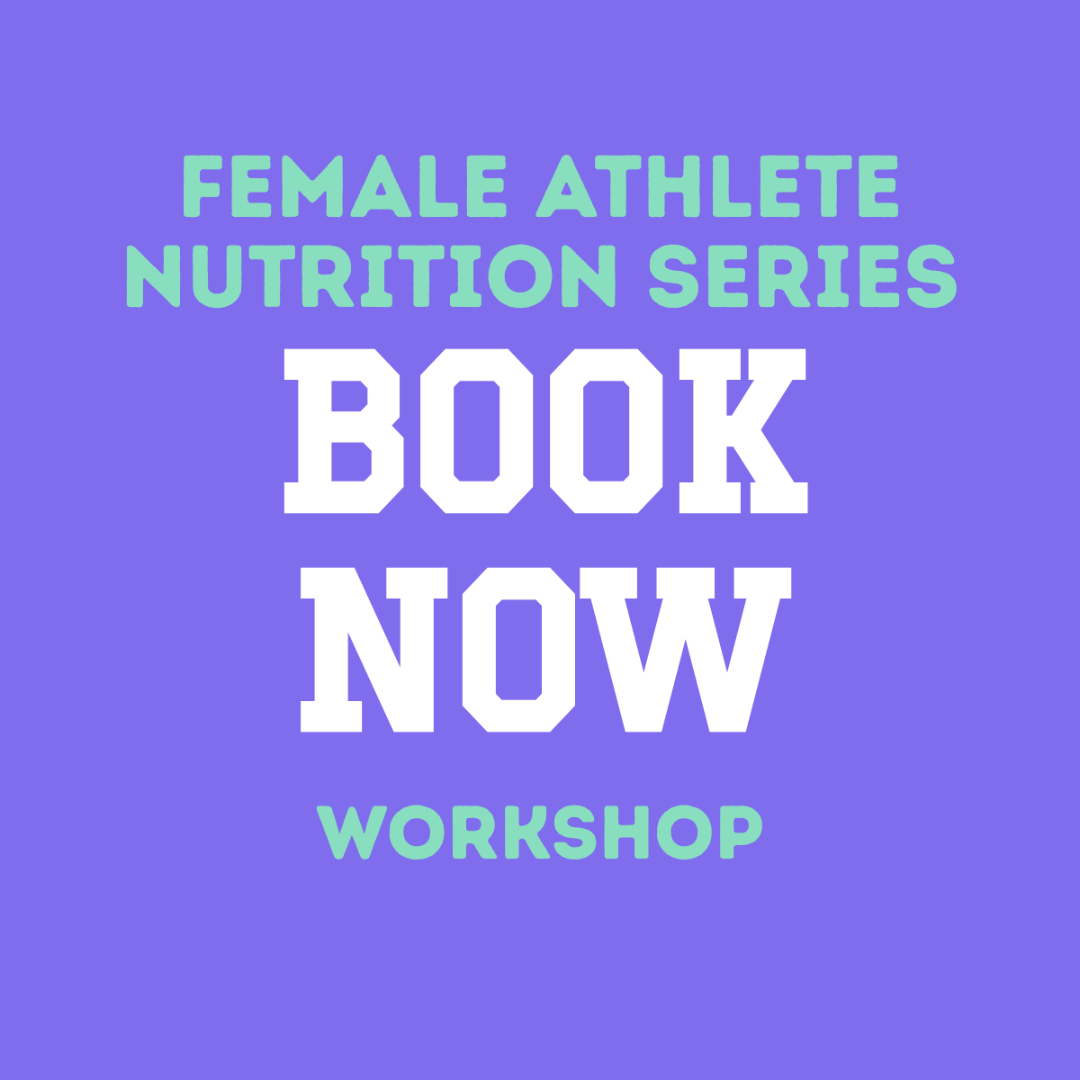 Recovery & Injury Prevention Nutrition Workshop