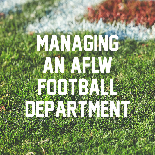 Advanced Certificate in Managing an AFLW Football Department