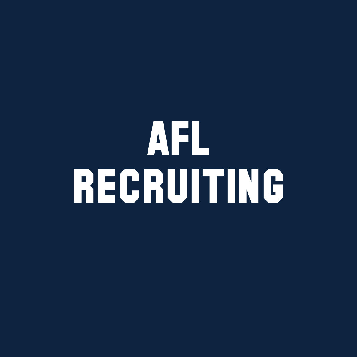 Professional Certificate in AFL Recruiting