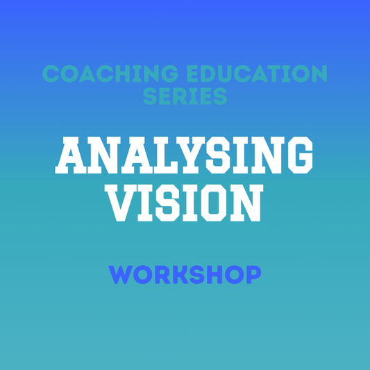 Analysing Vision Workshop [27 MAY]