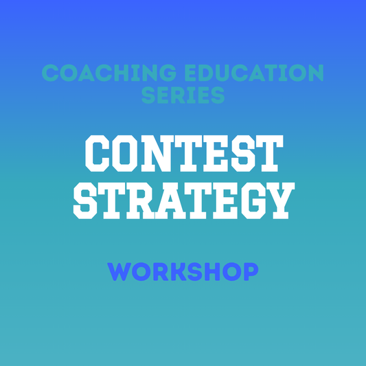 Contest Strategy Workshop [20 MAY]